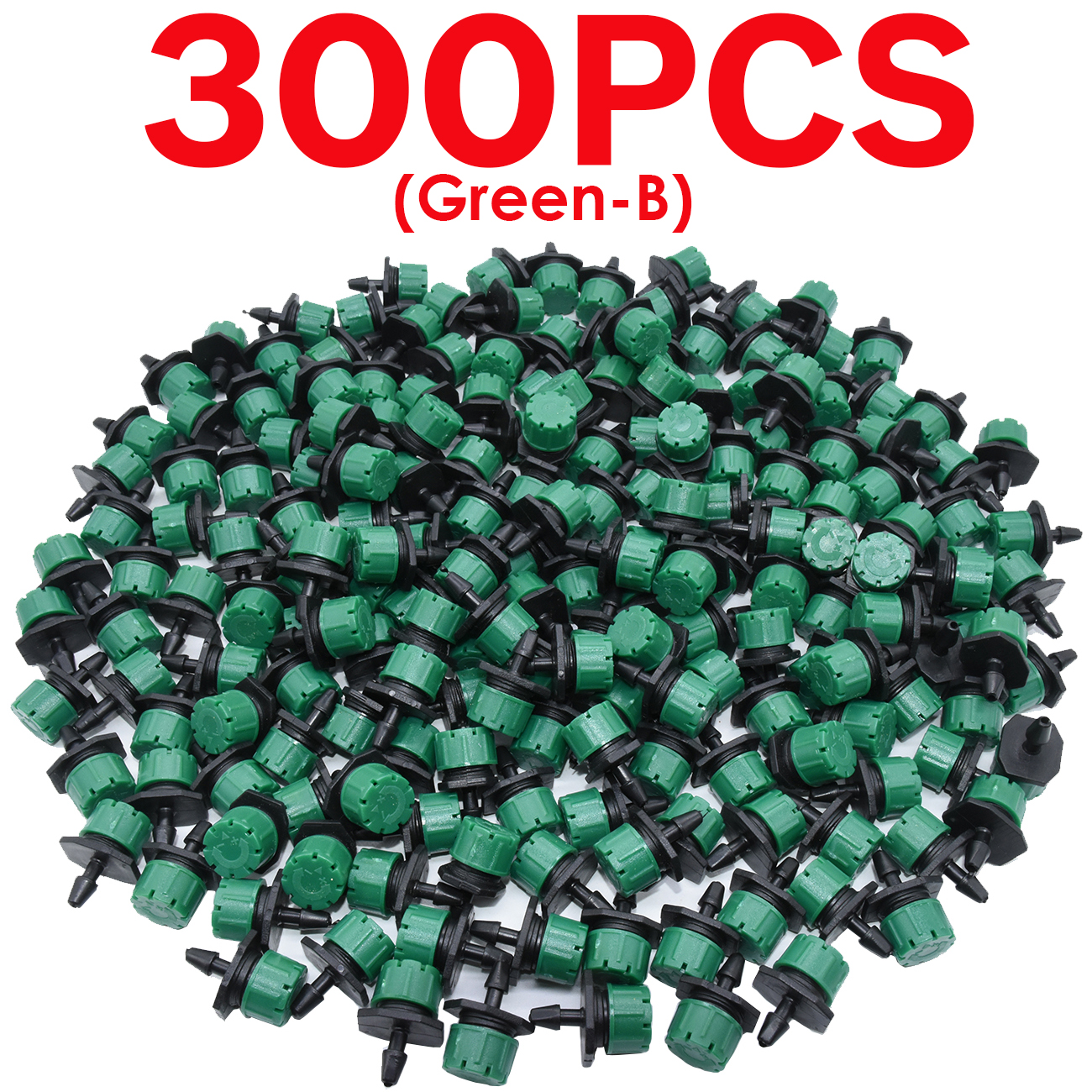 Greenhouse 30-800PCS 4-Type Garden 1/4'' Adjustable Micro Nozzle Drip Irrigation System 4/7MM Watering Sprinkler Emitter Dripper: Burgundy