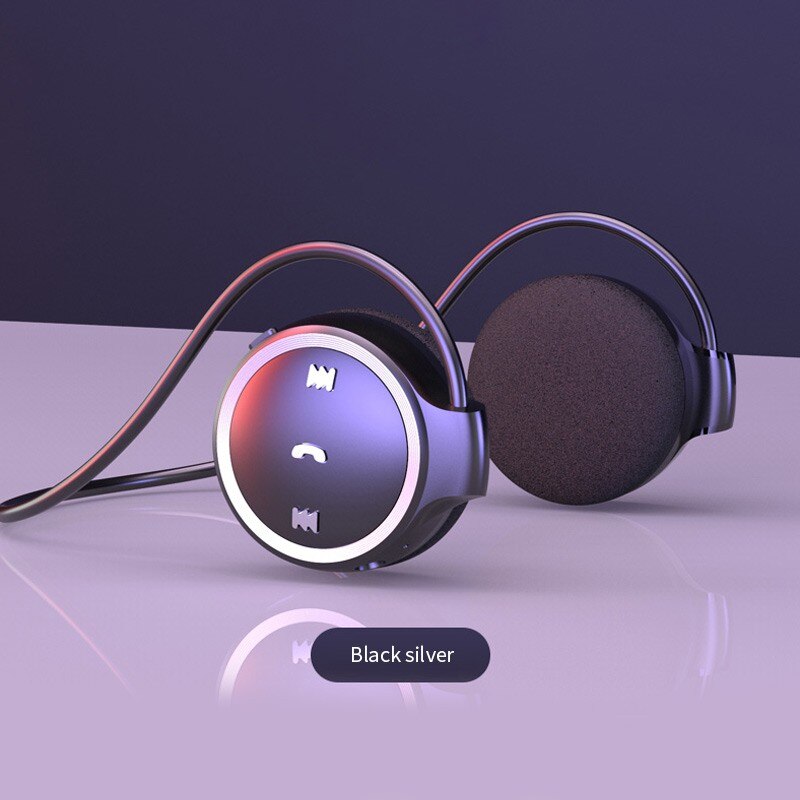 K31 5,0 Ohr Haken Bluetooth Headset Sport 500mA Unterstützung TF Karte MP3 Kopfhörer Lärm die Ermäßigung Drahtlose HiFi Wasserdichte Kopfhörer: Silber- mit Paket