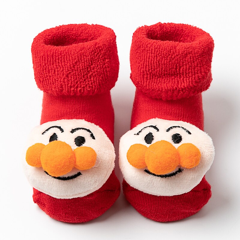 Kids Kinderen Sokken Voor Meisjes Jongens Thicken Print Katoen Peuters Baby Kerst Sokken Voor Pasgeborenen Baby Korte Sokken Kleding: superman