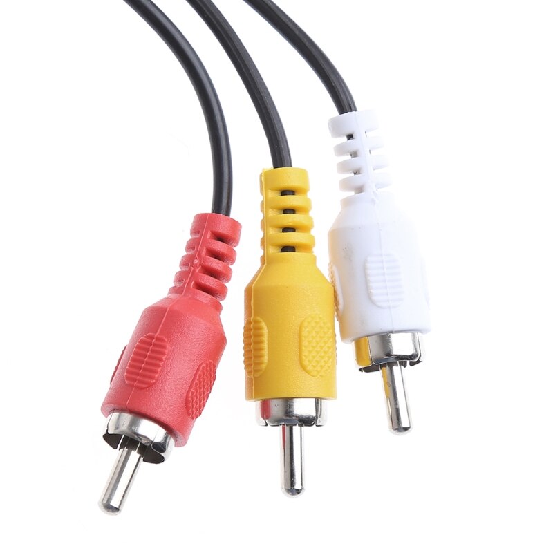Cabo adaptador para sega dreamcast, preto, 1.8m/6ft, áudio, vídeo av, estéreo, composto