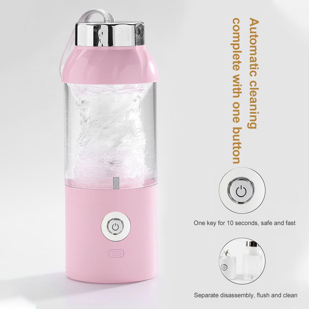 500ML Household Juicer Fruit Shake Mixer Mini Portable Multi-Function USB Charging Juicer Cup Fruit Electric Juice Mixing Cup