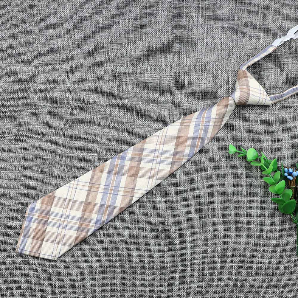 Uniforme paresseux, cravate, Plaid coloré rayé, motif papillon élastique, pour femmes, garçons et filles, accessoire de cravate mignon: 6