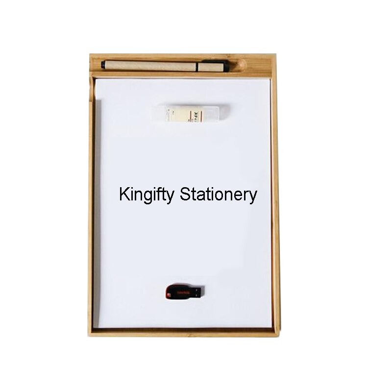 Environmental Wooden Clipboard A4 Writing Board Folder Clipboards Office Stationery Supplies Pen Notebook Holder