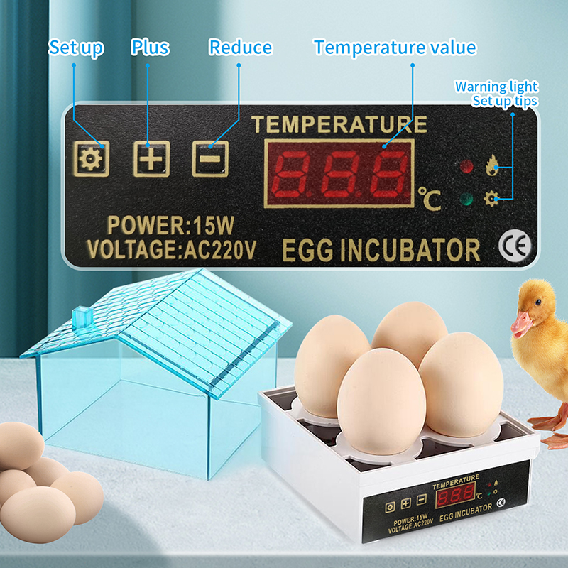 4 Eggs Incubator Chicken Duck Bird Automatic Egg I... – Grandado