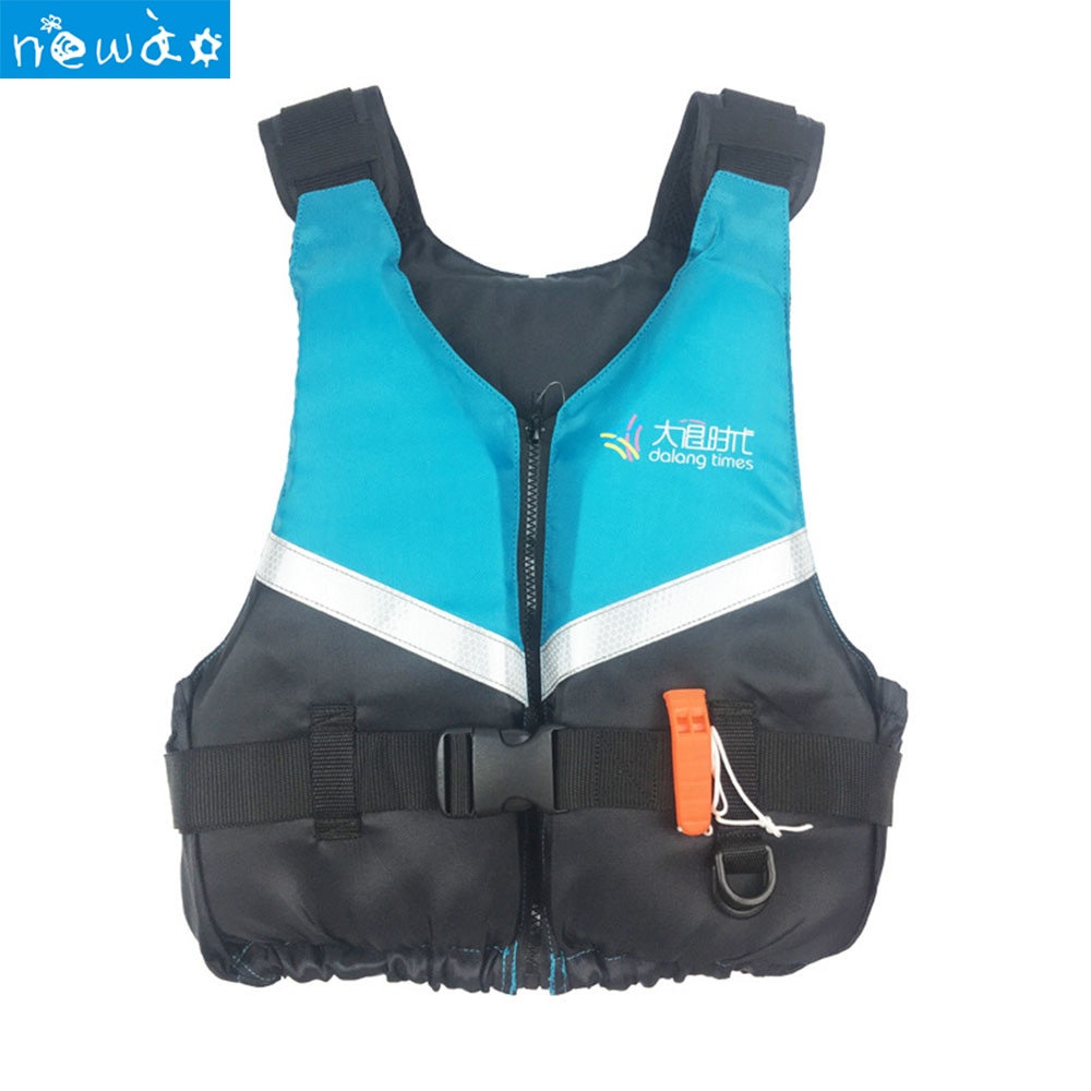 NEWAO-chaleco salvavidas para niños y adultos, ropa deportiva de agua para pesca en bote, Entrenamiento de natación a la deriva, salvavidas de seguridad para ahorrar vida,