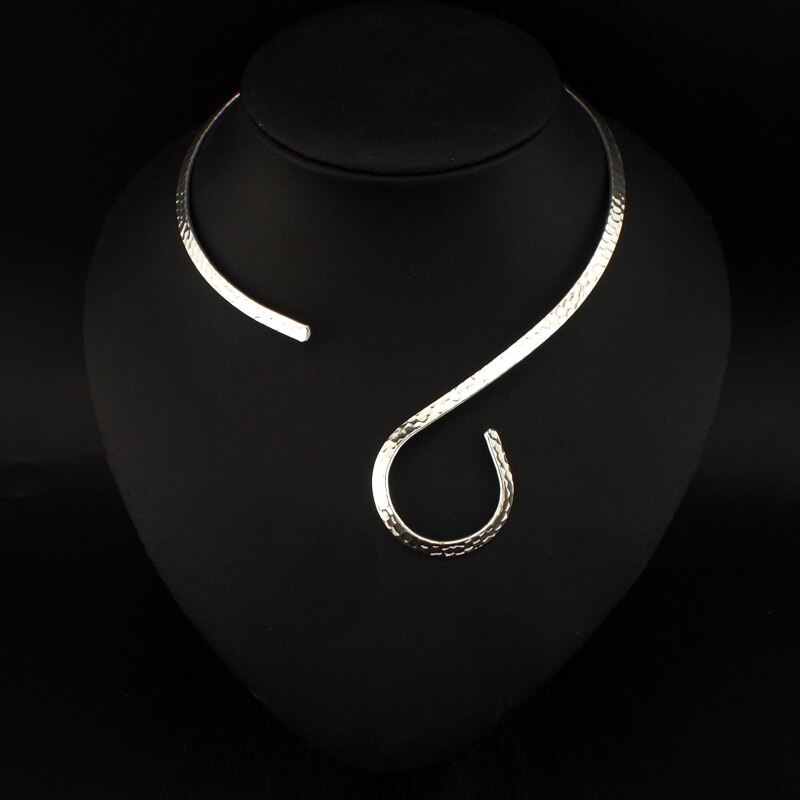 Manilai grande moda punk gargantilha colares maxi jóias de metal torques gargantilha gargantilha gargantilha colar de babador feminino colares collier femme