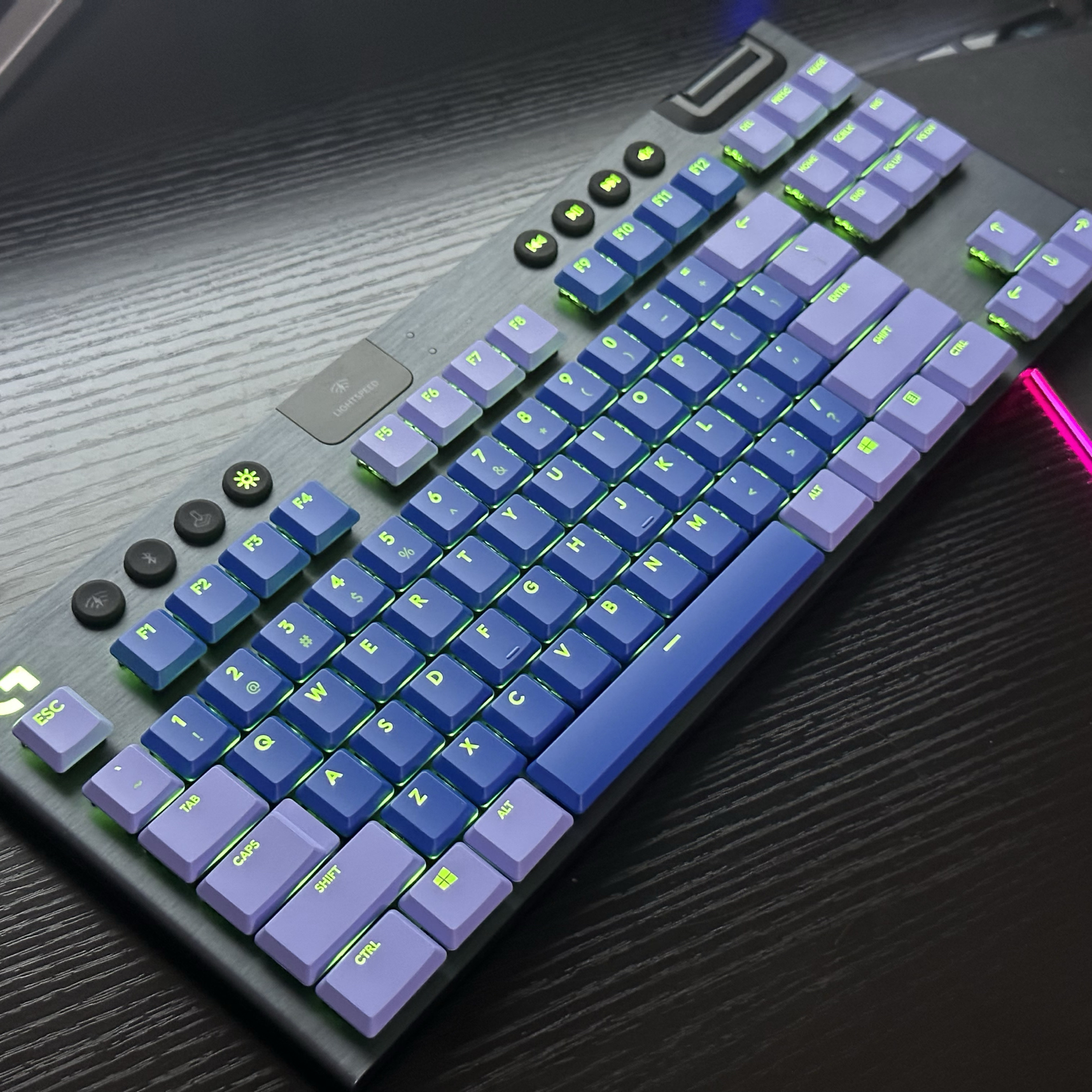 G913 tkl färgade tangenter trådbundna mekaniska speltangentbordsknappar  g913 g915 g913 g913 tkl  g813 tkl tangenter: Silver-