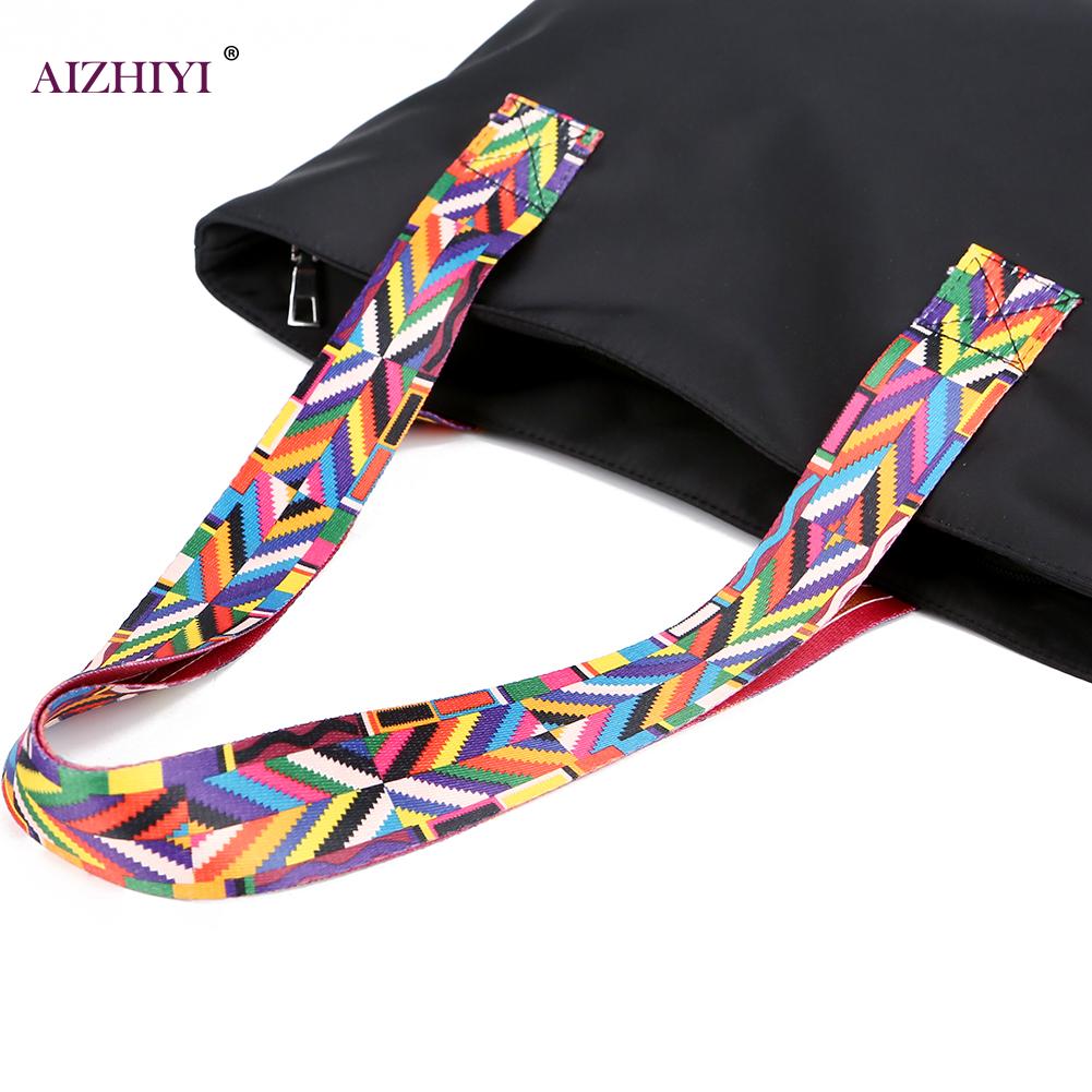 Nylon Wasserdichte Handtasche Frauen Große Kapazität Schulter Tasche Mommy Tasche lässig Täglichen Reise Einkaufen Totes Handtasche