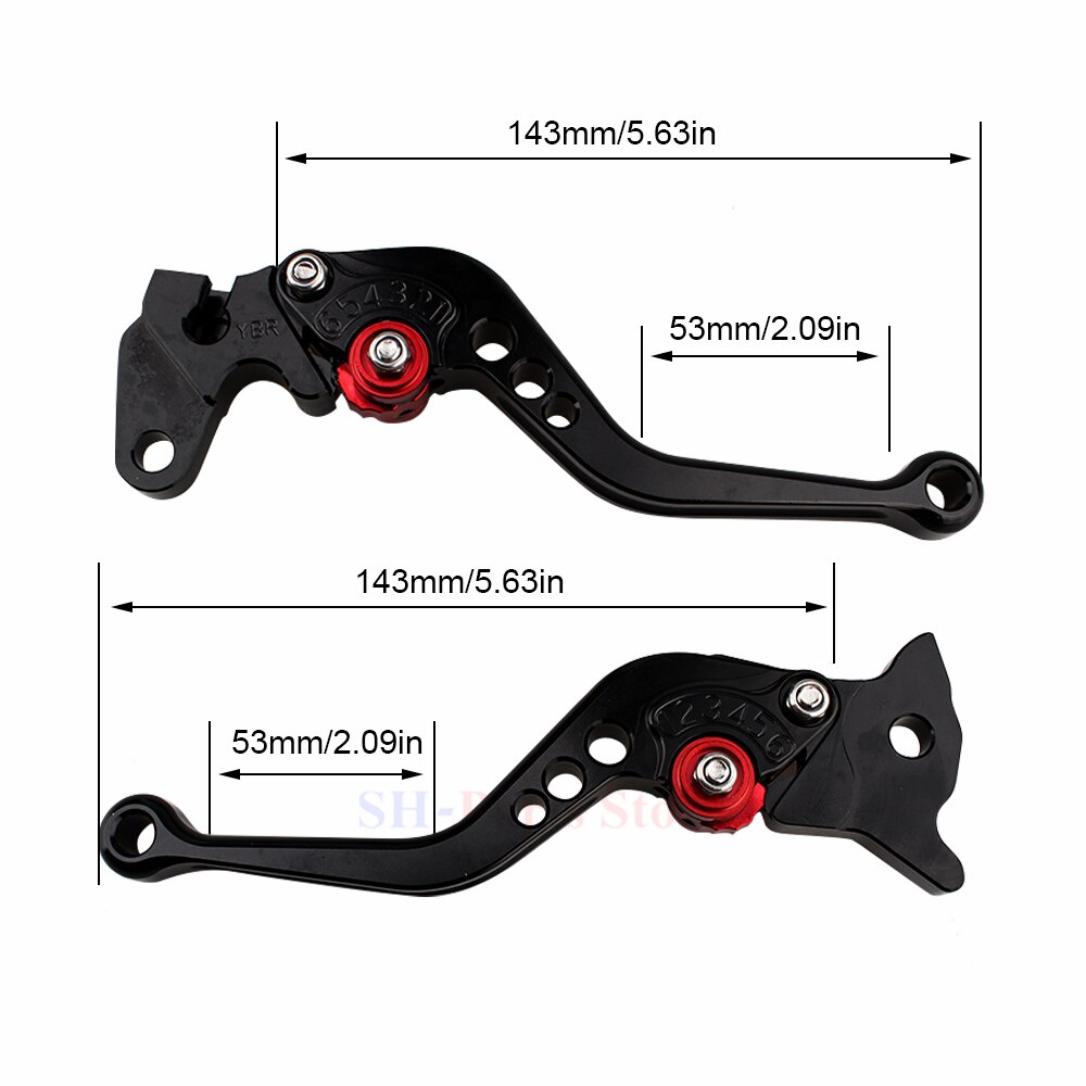 Motocykl CNC regulowane dźwignie hamulcowe sprzęgła robić Yamaha DT 125 125odnośnie 125R 125RL 125LC 125R 125RR 125X DTR 125 DTX 125 1985-2007