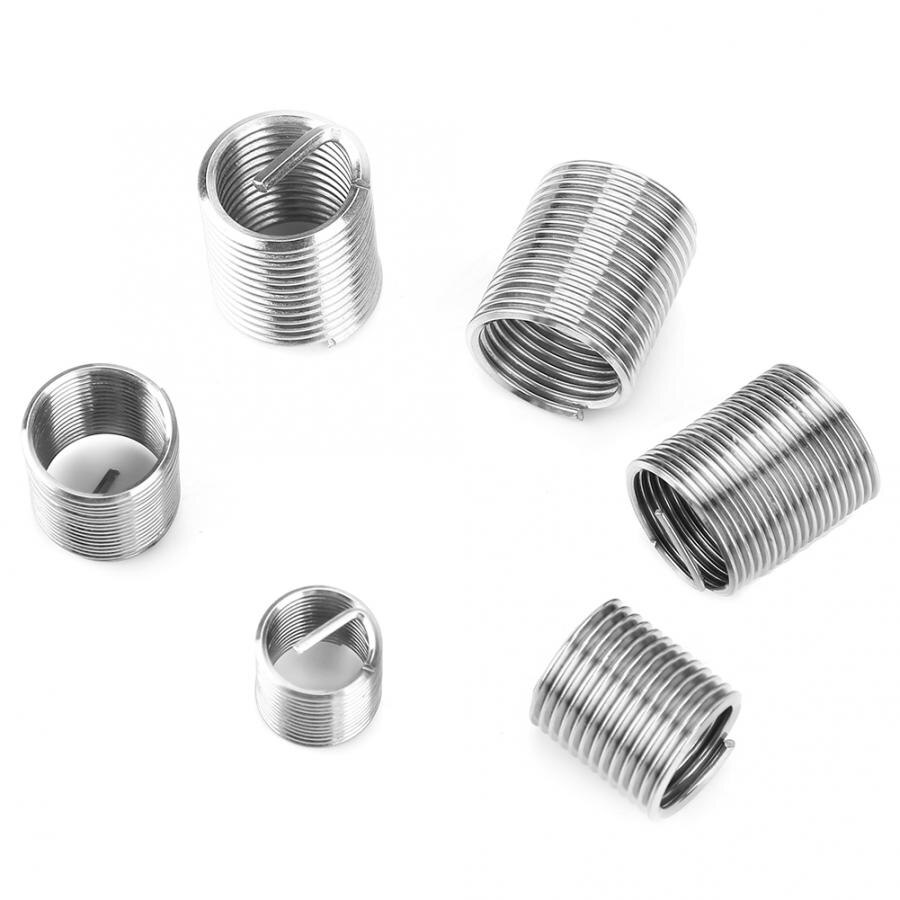 screw thread repair 50pcs M8-M12 Fine Thread Stainless Steel Coiled Wire Helical Screw Thread Inserts Set stainless steel