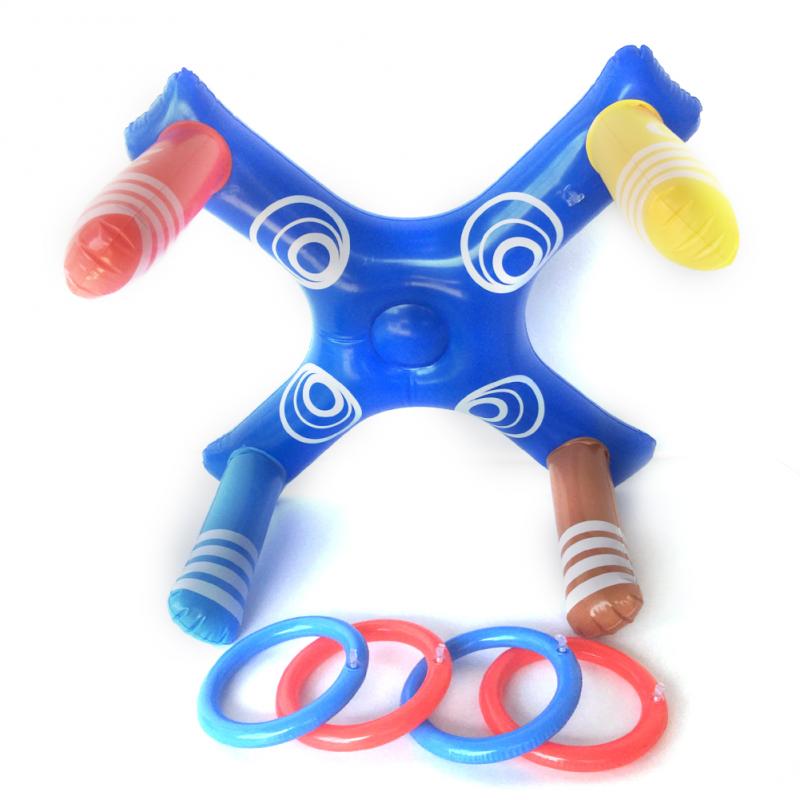 Kinderen Volwassenen Plastic Hoepel Ring Toss Zwembad Strand Gooien Spel Speelgoed Set Cadeaus