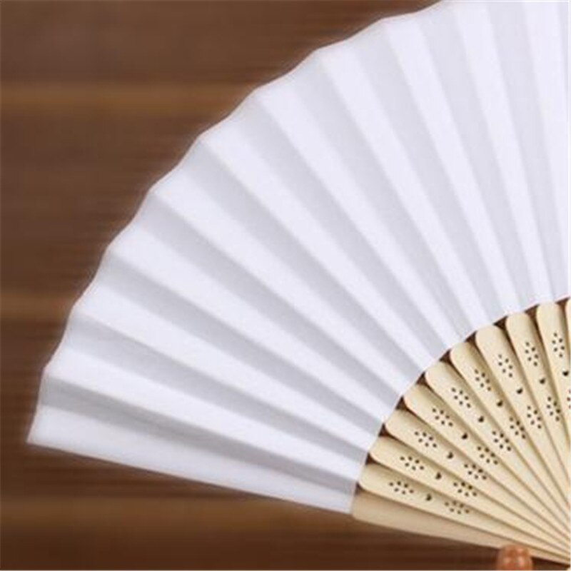 DIY Hand Papier Fans Pocket Vouwen Bamboo Fan Verjaardagsfeestje Bruiloft DIY Home Decoratie