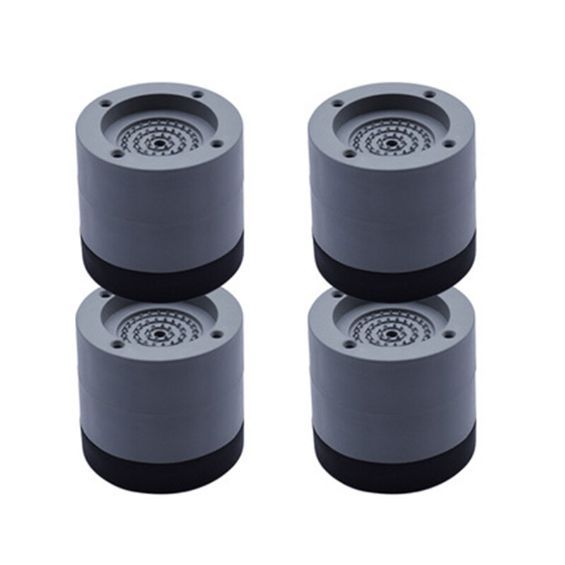 4 Pcs Anti Vibration Feet Pads Washing Machine Rubber Mat Anti-Vibration Pad Dryer Universal Fixed Non-Slip Pad: 6cm gray
