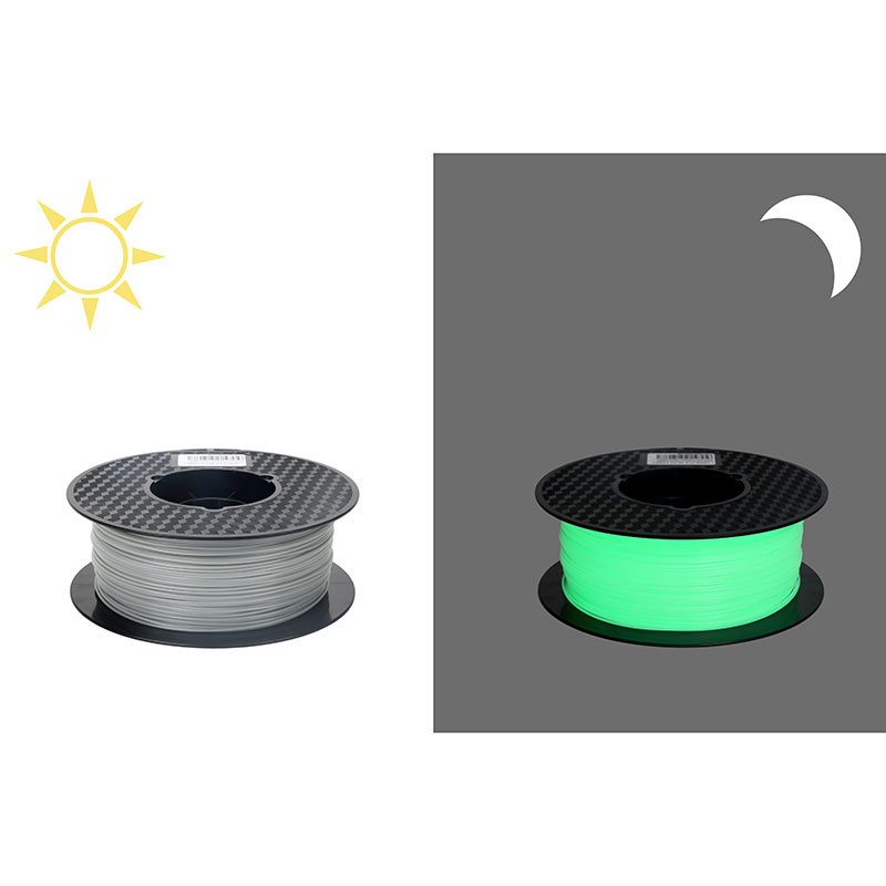 Noctilucous PLA 3d Drucker Filament Noctiucent 1,75mm Druck Material Noctilucous Blau Grün 1kg/500G/250G glühen in das dunkel
