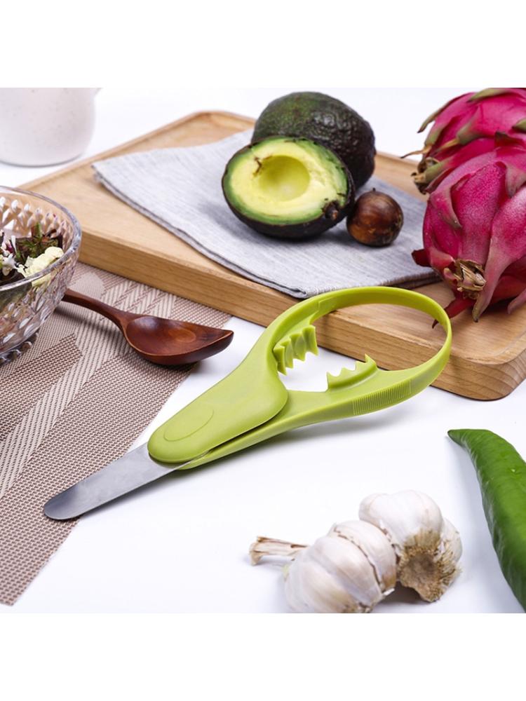 Avocado Slicer,Avocado Tool 3in1 Avocado Slicer Stainless Steel Safety Blade 28GF