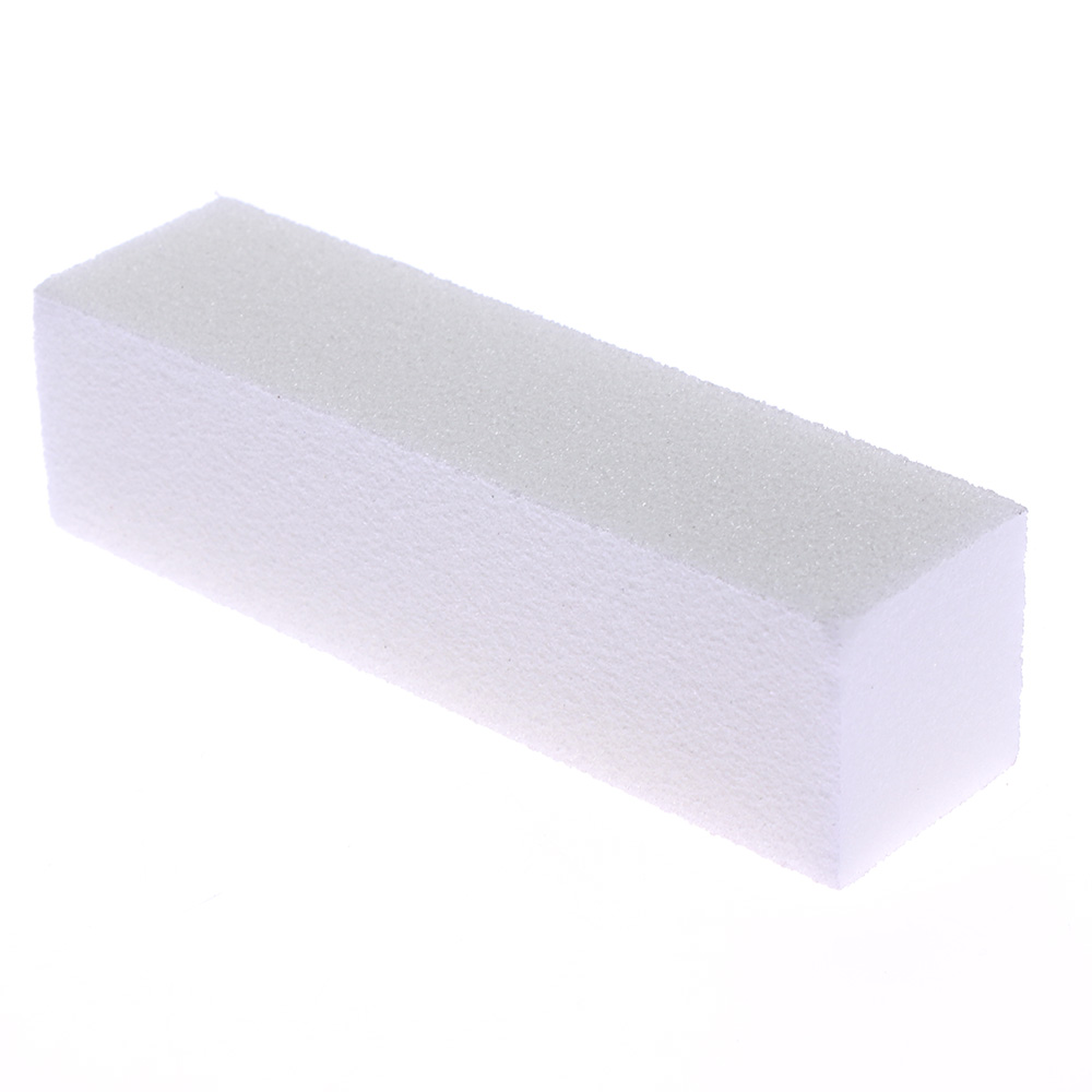 1/5/10 stuks spons nagelvijl wit schuurbufferblok voor nagellak nail art limoen duurzaam гель лак