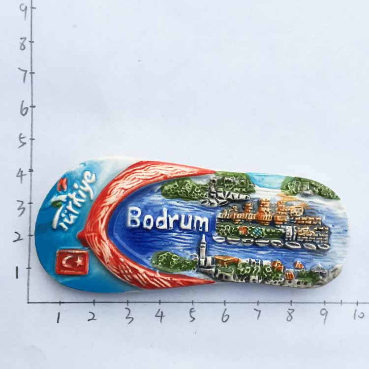 Turkey Istanbul Fridge Magnet Souvenir Turquia Bodrum Alanya Kemer 3d Tourism Magnets Home Decor Refrigerator Magnets Ideas: Ceramic Bodrum 1