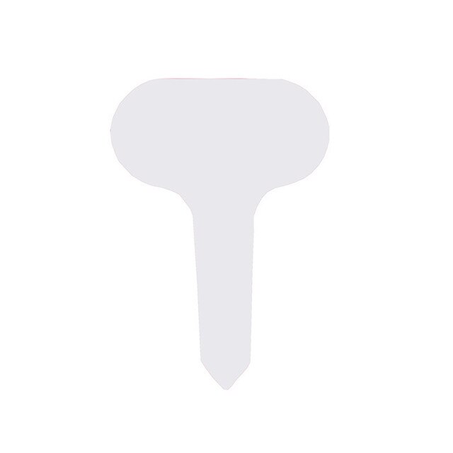 100Pcs Plant Labels 7 Colours Garden Stakes Markers Tags Waterproof Re-Usable Markers Flower Vegetables Potted Sign Stakes: White