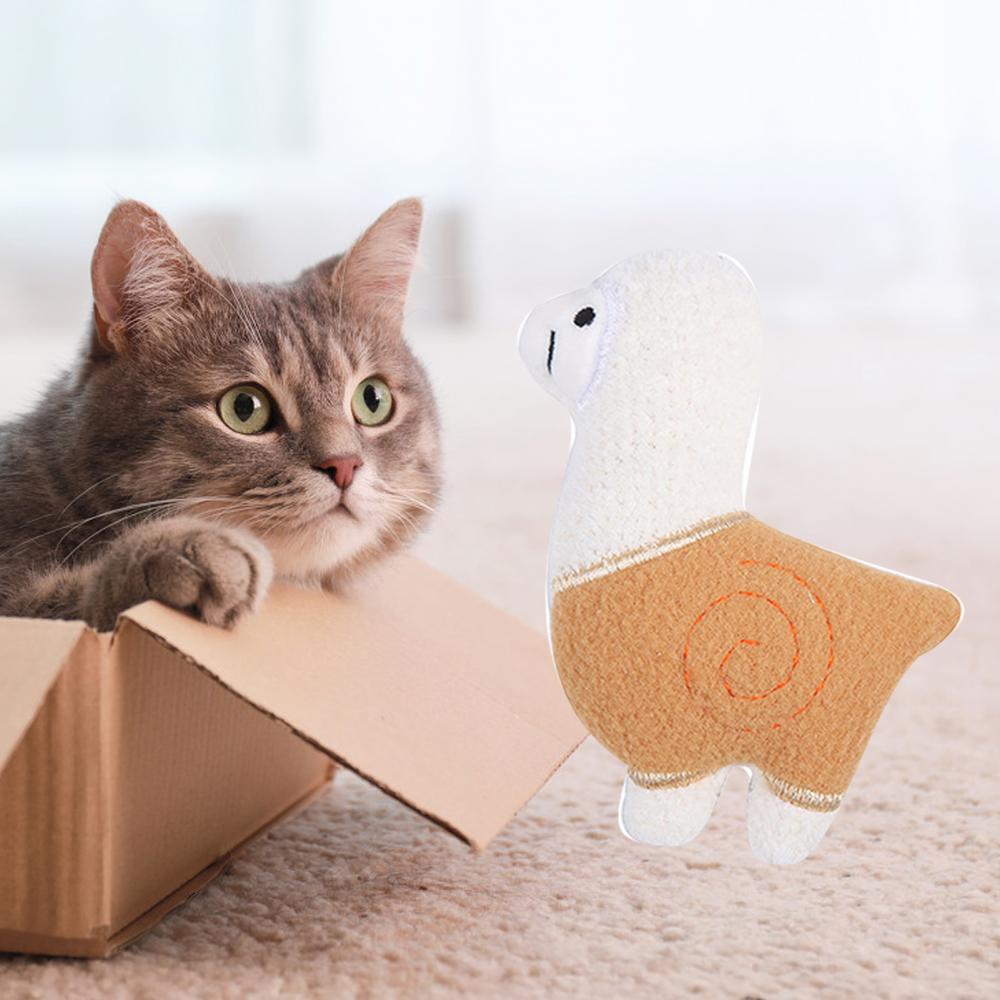 Jouet interactif en forme d&#39;alpaga Panda pour chat, accessoire pour animaux de compagnie