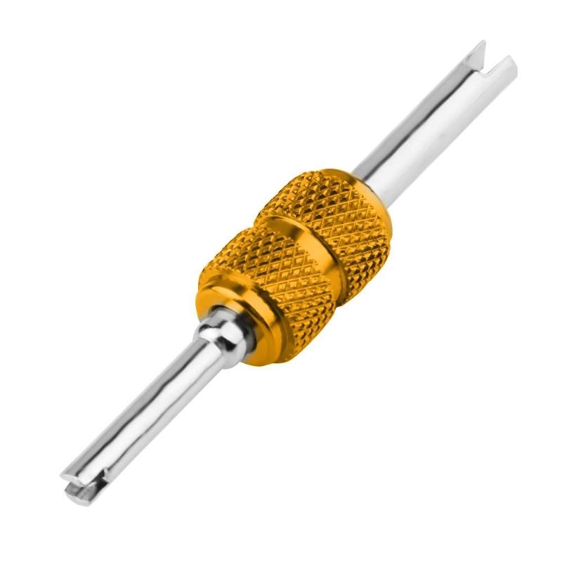 VODOOL-llave de aleación de aluminio para coche, herramienta de extracción de núcleo de válvula de aire acondicionado A/C, instalador de reparación de aire acondicionado de automóvil