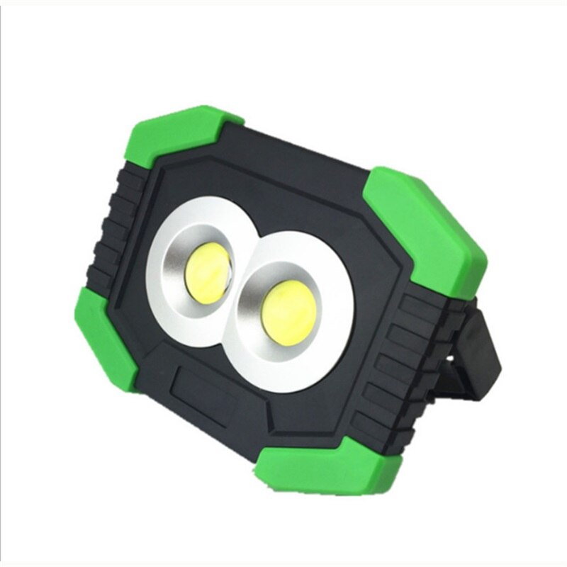 Linterna portátil multifuncional OUTELA, lámpara Solar COB súper brillante para tienda de trabajo, luz de carga USB, luz LED de Camping: B solar green