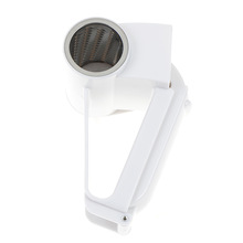 Plastic Hand-Cranked Cheese Grater Rotary Ginger Slicer for Chocolate with Stainless Steel Drum Grater Cutter