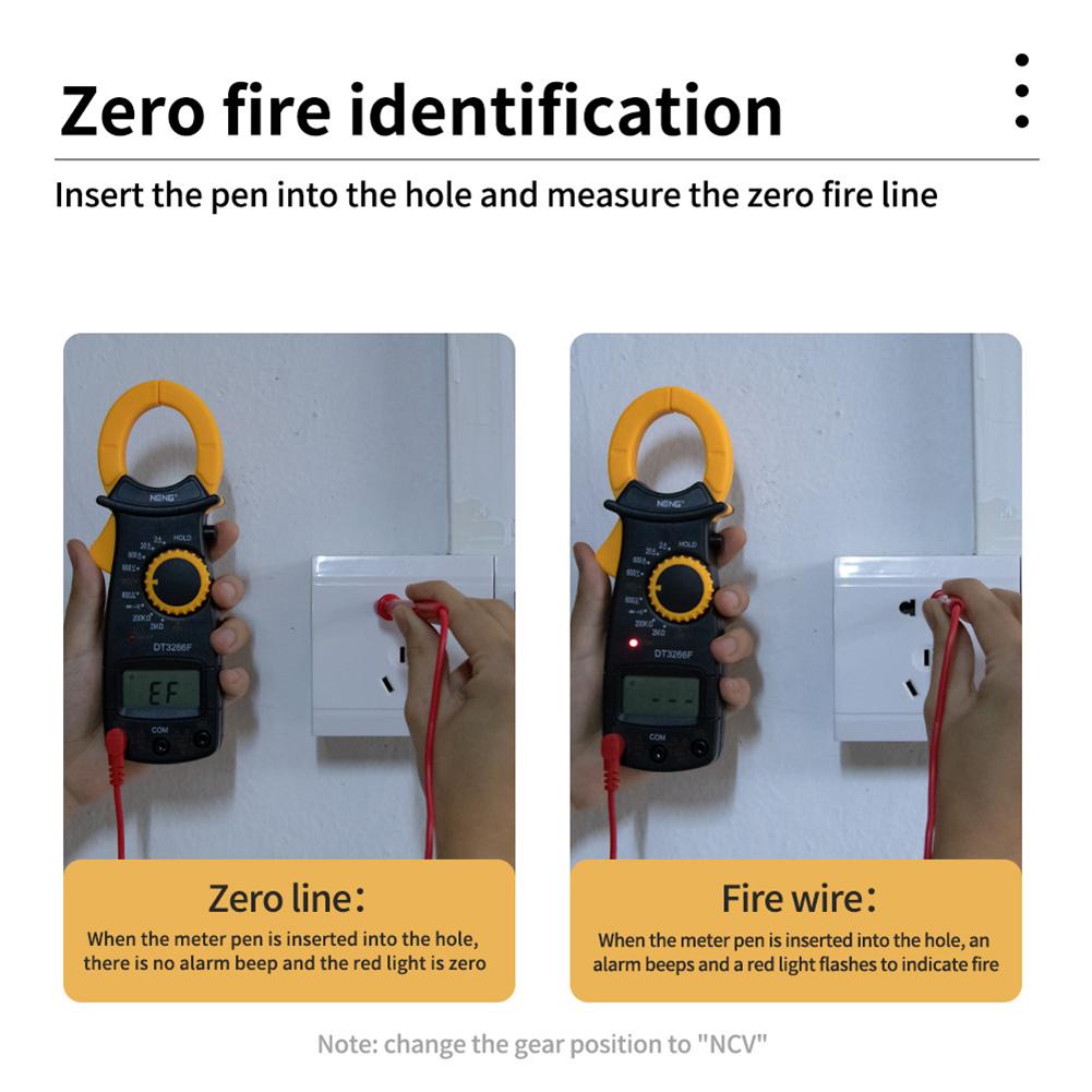 ANENG Digital Amper Clamp Meter Multimeter Current Clamp Pincers Voltmeter Ammeter Ohm Current Voltage Tester Electrical Tester