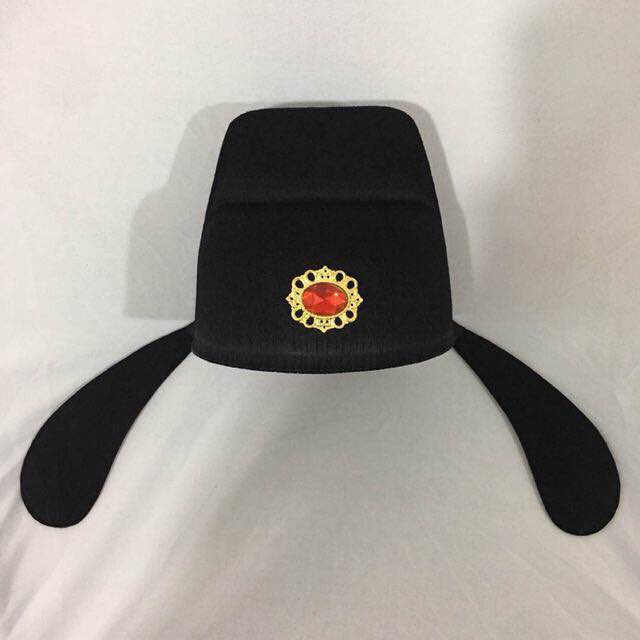Sombreros de oficial de la Dynasty Han negra, sombrero antiguo chino para adultos y niños, gorros Retro de la Dynasty Song en China