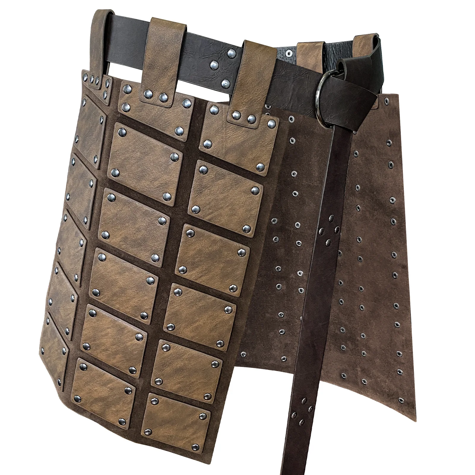 Römische Legion Gladiator Kampfgürtel Rock Männer Frauen Steampunk PU Leder Rüstung Mittelalter Griechisch LARP Cosplay Kostüm