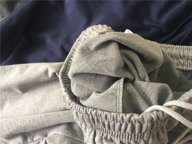 Hjemmetøj til mænd #39 bomuld soveunderbukser løse enkle solide pyjamas forårs fitness bukser
