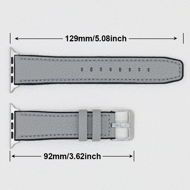 Pu Lederen Band Voor Apple Watch Band 38Mm 40Mm 41Mm Polsband 42/44/45/49Mm Ultra Voor Iwatch Serie 10 9 8 7 6 Se 5 4 42Mm 46Mm