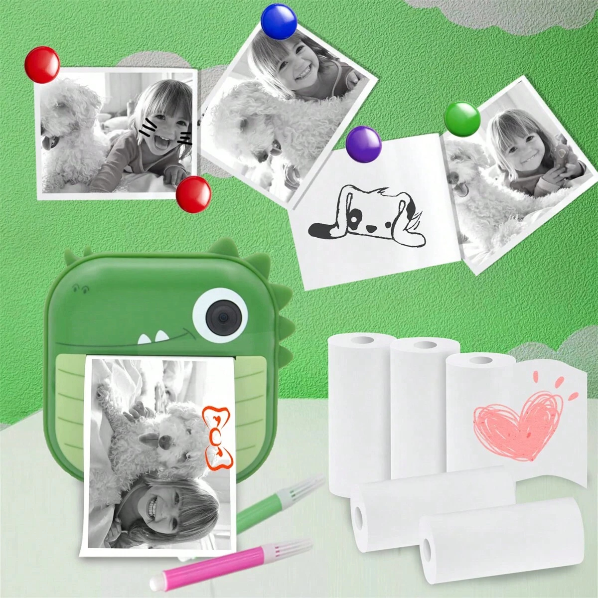Mini Thermisch NO-Sticker Papier 57mm Voor Foto Foto Draagbare Printer Thermisch Papier Afdrukken Papier Voor Pocket Printers camera