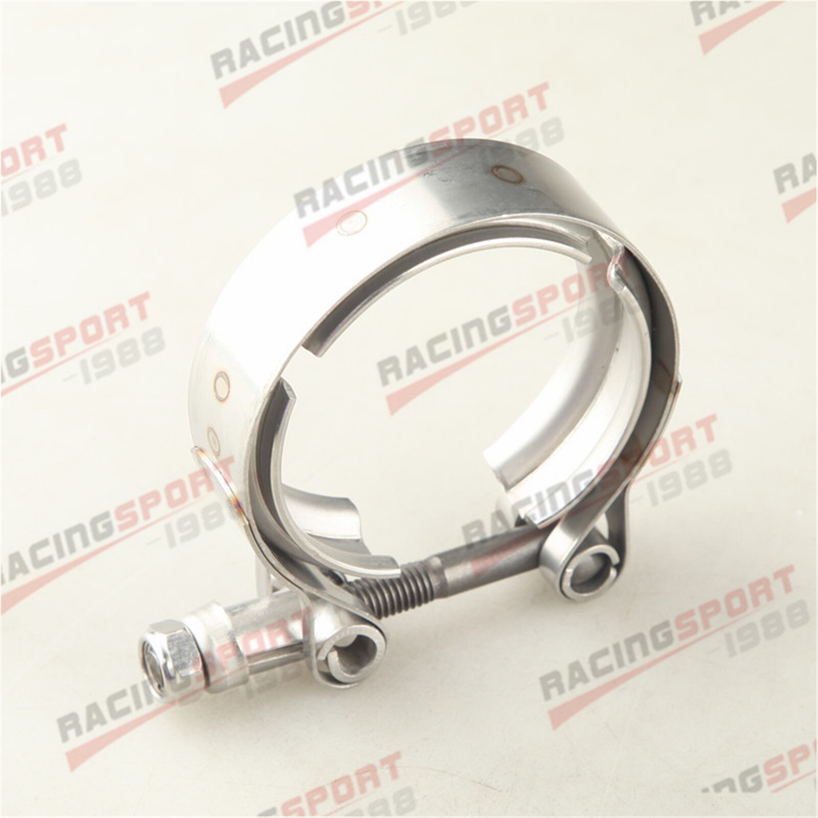 2" Inch SS V Band Clamp &amp;CNC Mild Steel Self Aligning Male/Female Flange Kit