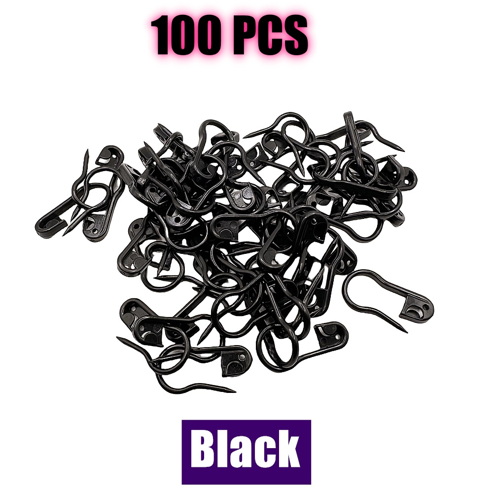 100 stk/eske fargerike plast sikkerhetsnåler strikkemarkører heklestingklemmer til gjør-det-selv strikking, sying, håndverk, klærtilbehør: Lavendel