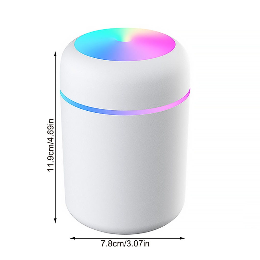 Draagbare 300Ml Luchtbevochtiger Usb Ultrasone Verblinden Cup Aroma Diffuser Cool Mist Maker Luchtbevochtiger Luchtreiniger Met Romantische Licht