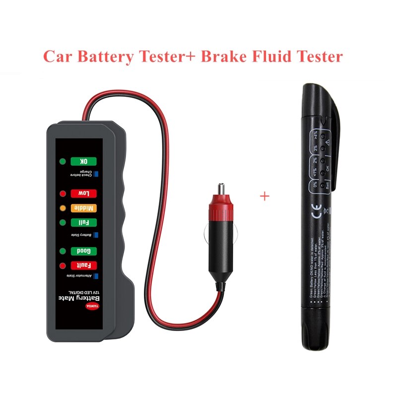 Auto Oil Check Pen Universal Brake Fluid Tester Car Battery Tester Vehicle Auto Automotive Testing Tool: Type F