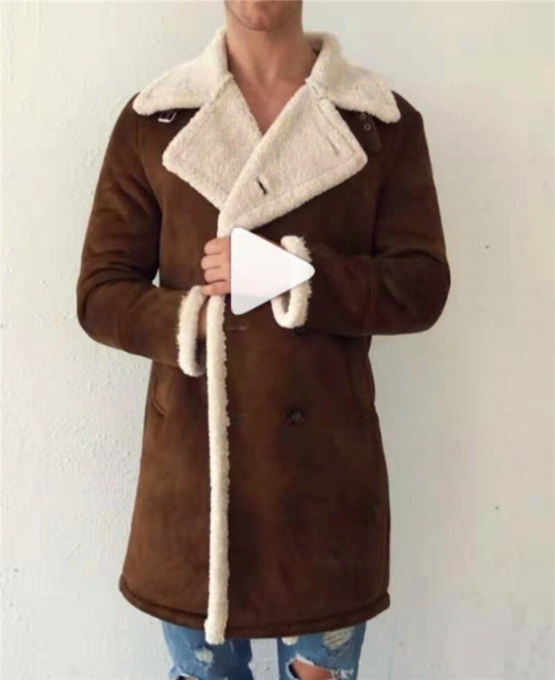 Roupas masculinas 2020 europeu americano novos jaquetas masculinas inverno polar velo casual moda quente jaqueta