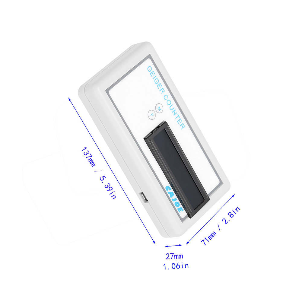 GMV2 Portable Geiger Counter LCD Digital X-ray Beta Gamma Radioactive Tester Handheld Nuclear Radiation Detector Marble Tools
