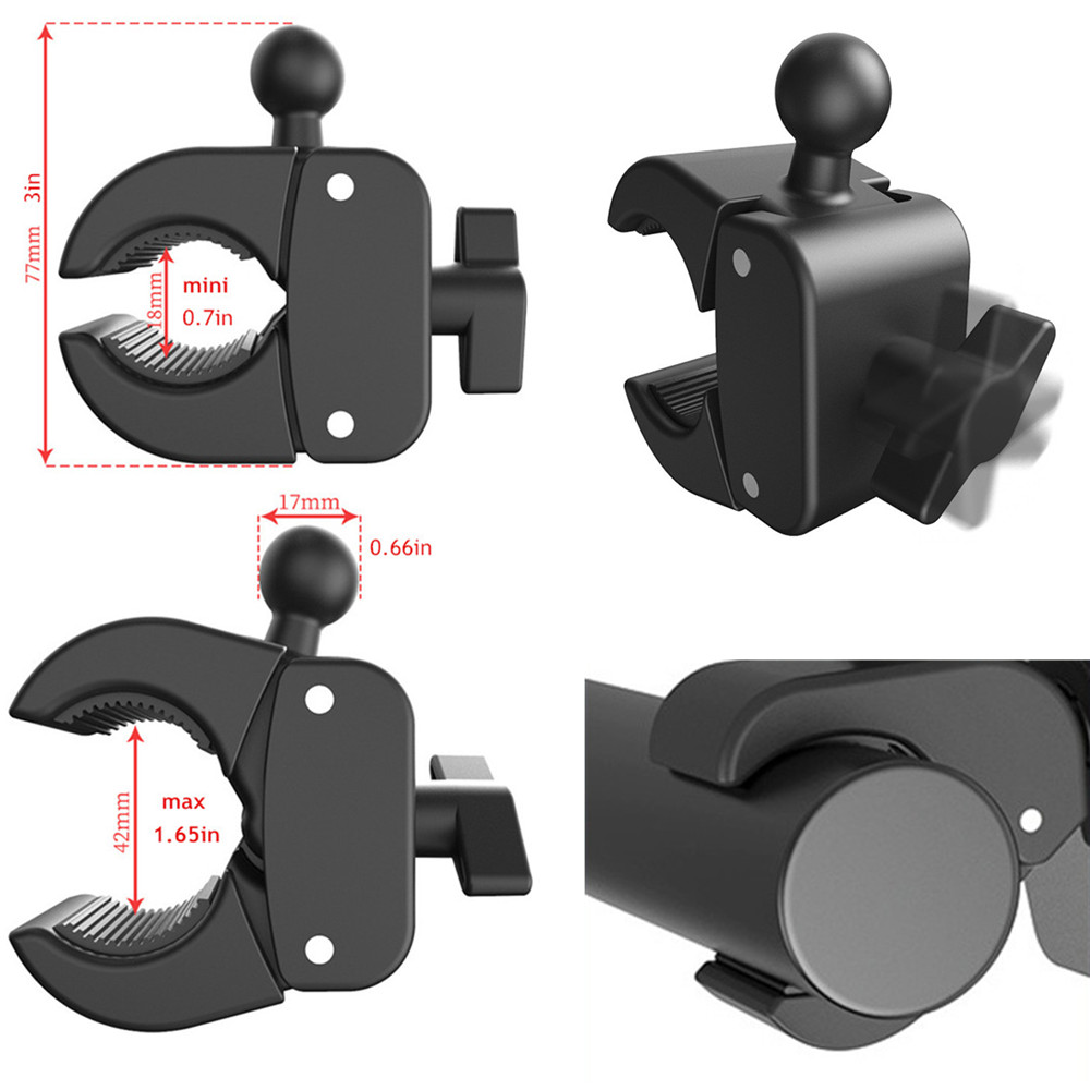 Soporte de abrazadera para tableta y manillar de 4,7 a 13 pulgadas, soporte para teléfono con Clip para motocicleta, bicicleta y Scooter para iPad 12,9 S8 S7 Fe Plus