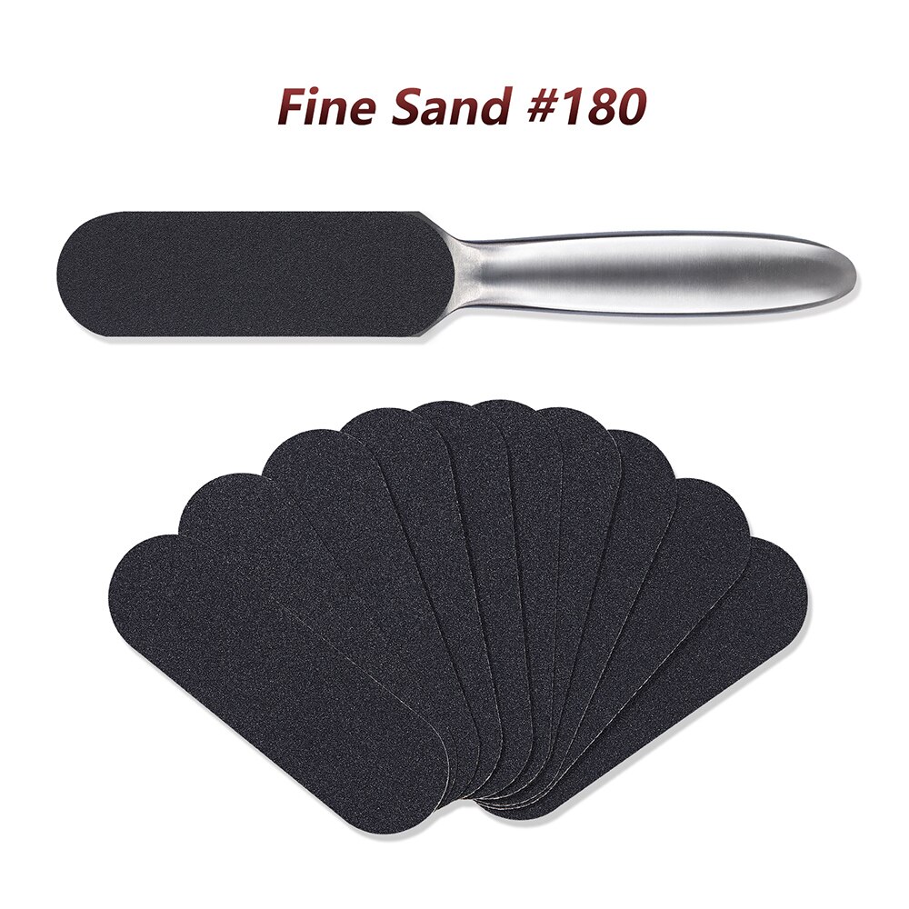 80/180 Grit Vervanging Bestanden Schuren Schuurpapier Voet-Bestand-Vervang Eelt-Remover Pedicure Voet-Care-Tool pro Scrubber 20 Stks/partij