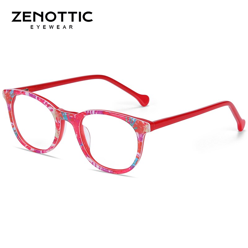 Zenottic acetat anti blåt lys blokerende briller rammer til børn børn dreng pige computer spil optisk nærsynethed briller: 003