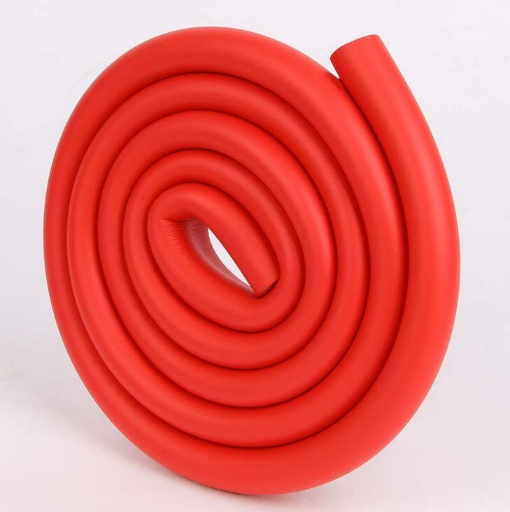 1pc baby bumper strip baby veiligheidshoekbeschermer glazen tafelrand hoekbeschermers meubelrandbeschermer botsingsbeschermer  fh04: Rood