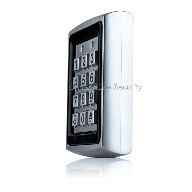 RFID Metall Zugriff Kontrolle em Kartenleser Tastatur mit 10 em4100 keyfobs wasserdichte protecter abdeckung Für Tür Zugriff Kontrolle System