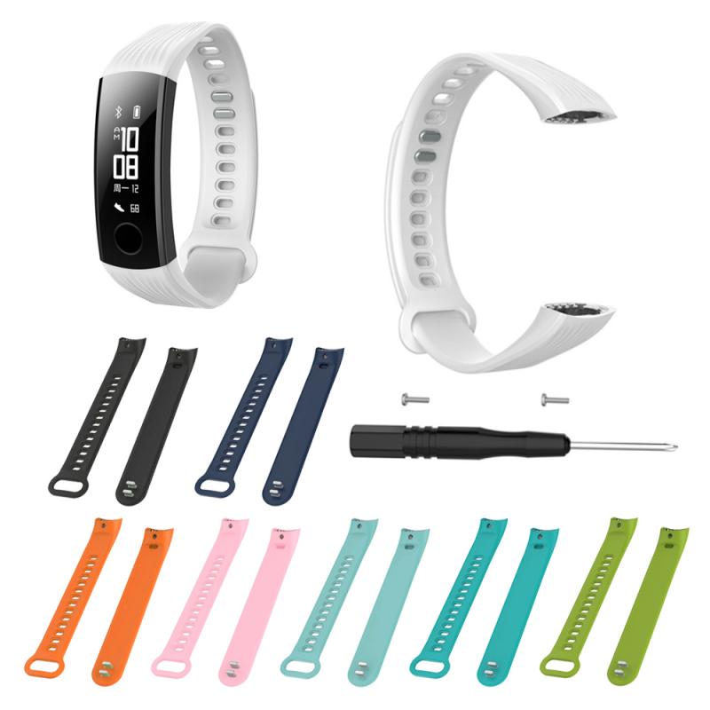 Vervanging Siliconen Horloge Band Polsband Riem Voor Huawei Honor 3 Smart Horloge Stijlvolle En Mooie Draagbare Fitnessapparatuur