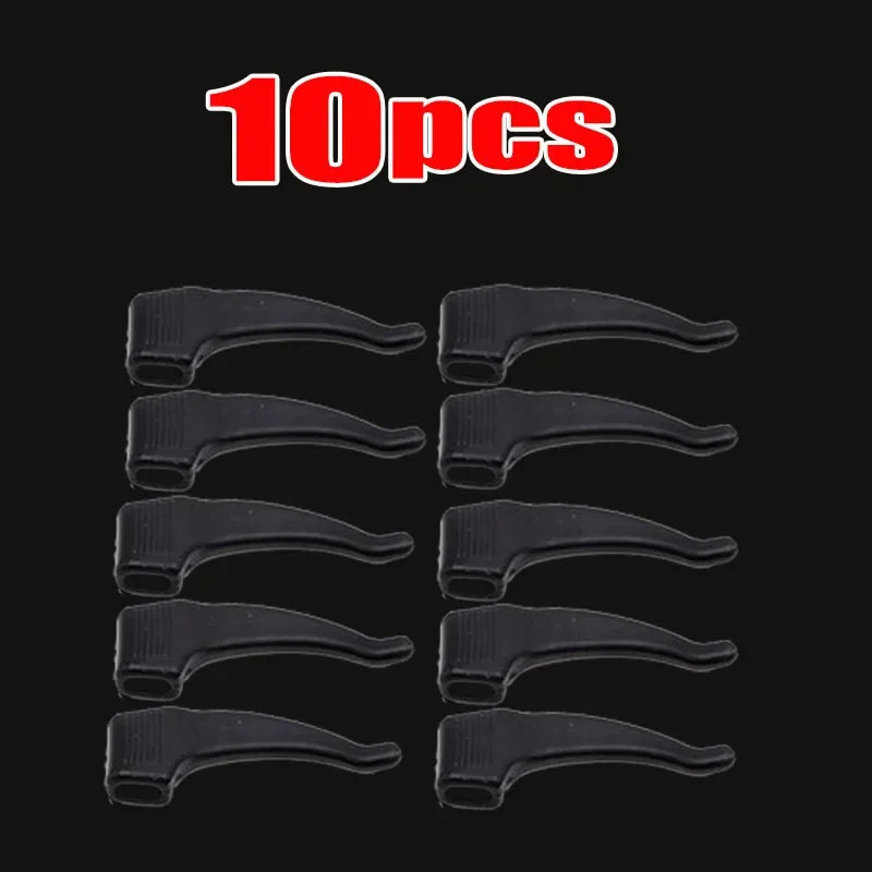 Gancio per l'orecchio in silicone fai-da-te Occhiali antiscivolo Gamba presa Supporto anticaduta Staffa per manica dell'orecchio Dispositivo di fissaggio Accessori per occhiali trasparenti: giallo