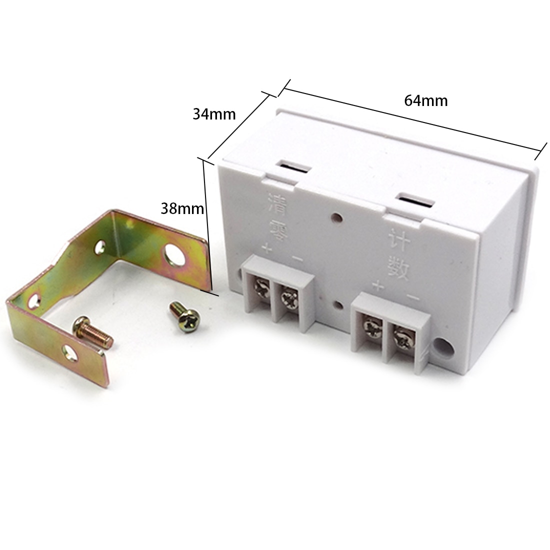 Stansetæller 5- cifret elektronisk tæller fjernbetjeninger magnetiske sensorer 5- cifret display 0-99999 lcd digital industriel tæller