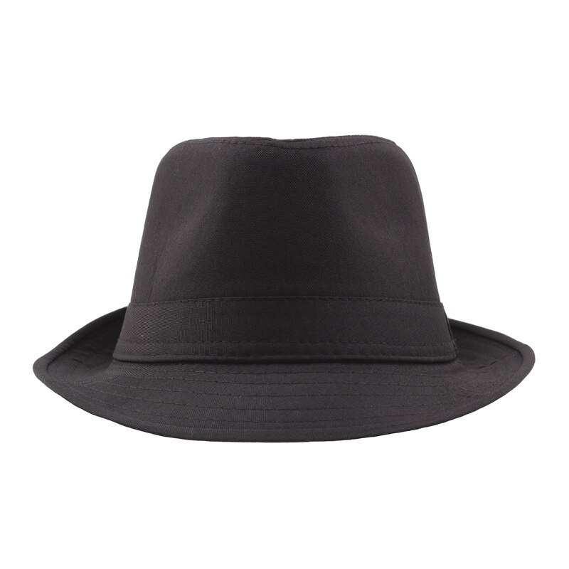 Sombrero de Jazz de Color sólido para hombre, paño al aire libre, para escenario, primavera y verano