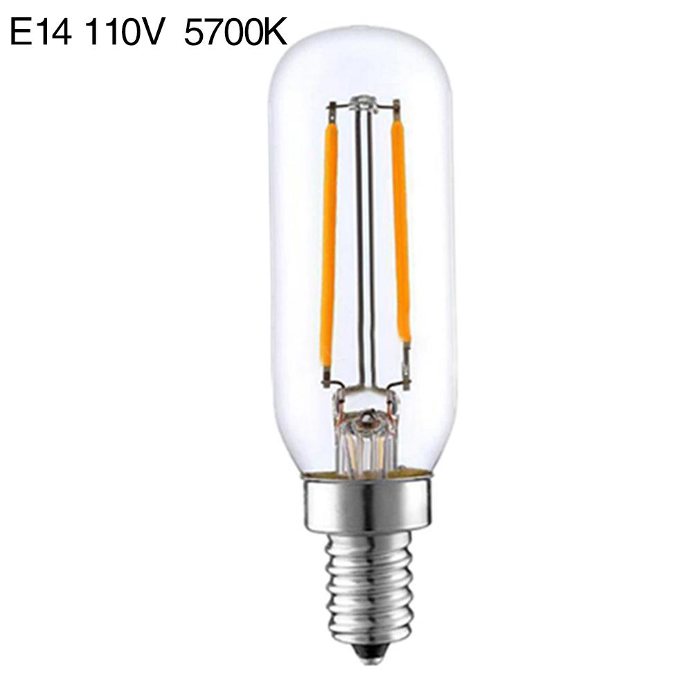 E14 Base LED Candelabra Light Bulbs 2W 110V Edison Filament Light Bulb Tubular Shape Bent Tip Incandescent Replacement: B
