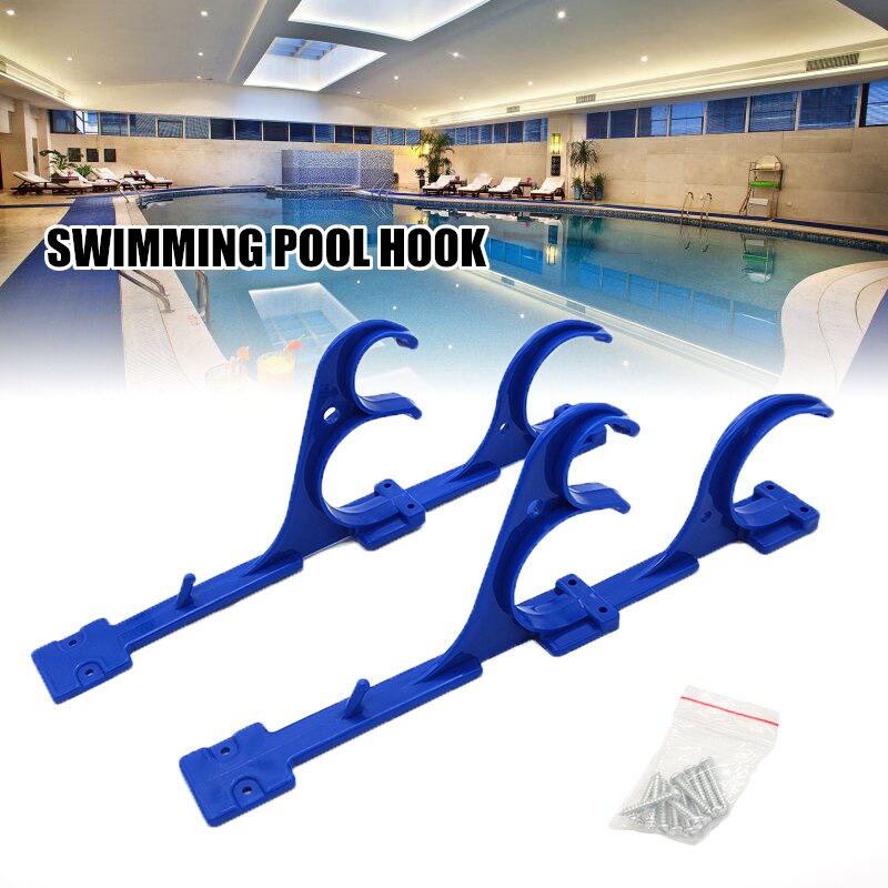 Plastic Zwembad Houder Voor Telescopische Poolstang | Vacuüm Slang Haak Met Schroeven Voor Zwembad Bladskimmer Hanger Gemakkelijk Plaatsen Extra Sterke Kwaliteit Plastic Zwembad Houder Voor Telescopische Poolstang | Vacuüm Slang Haak Met Schroeven Voor Zwembad Bladskimmer Hanger Gemakkelijk Plaatsen Extra Sterke Kwaliteit