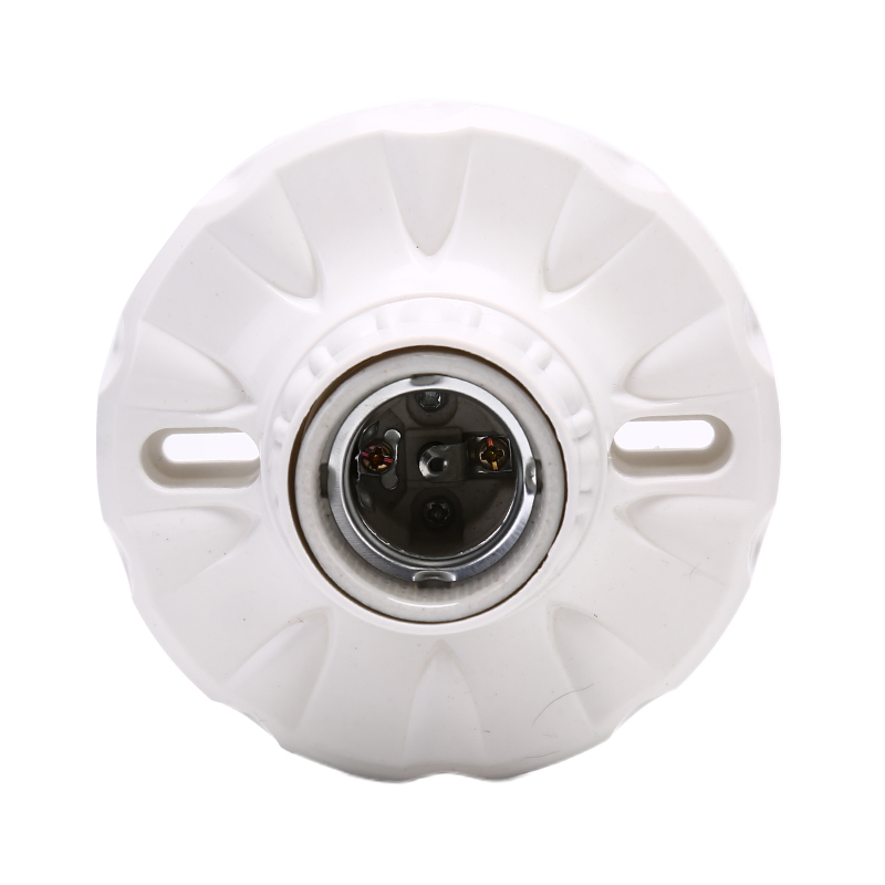 E27 portalampada a portato in ceramica portalampada tondo base per lampada a sospensione base per lampada da parete a soffitto industriale